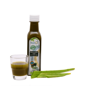 Beato wheatgrass with alovera juice